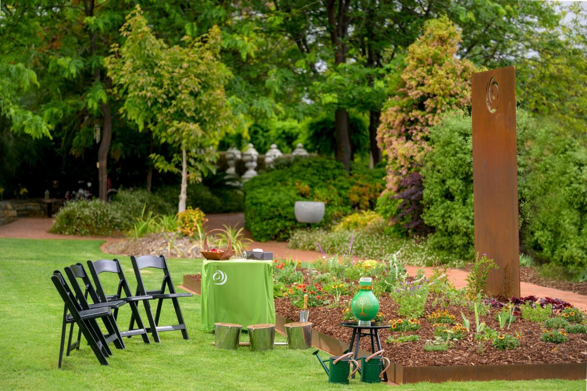 Centennial Park Living Legacy Interment Set Up